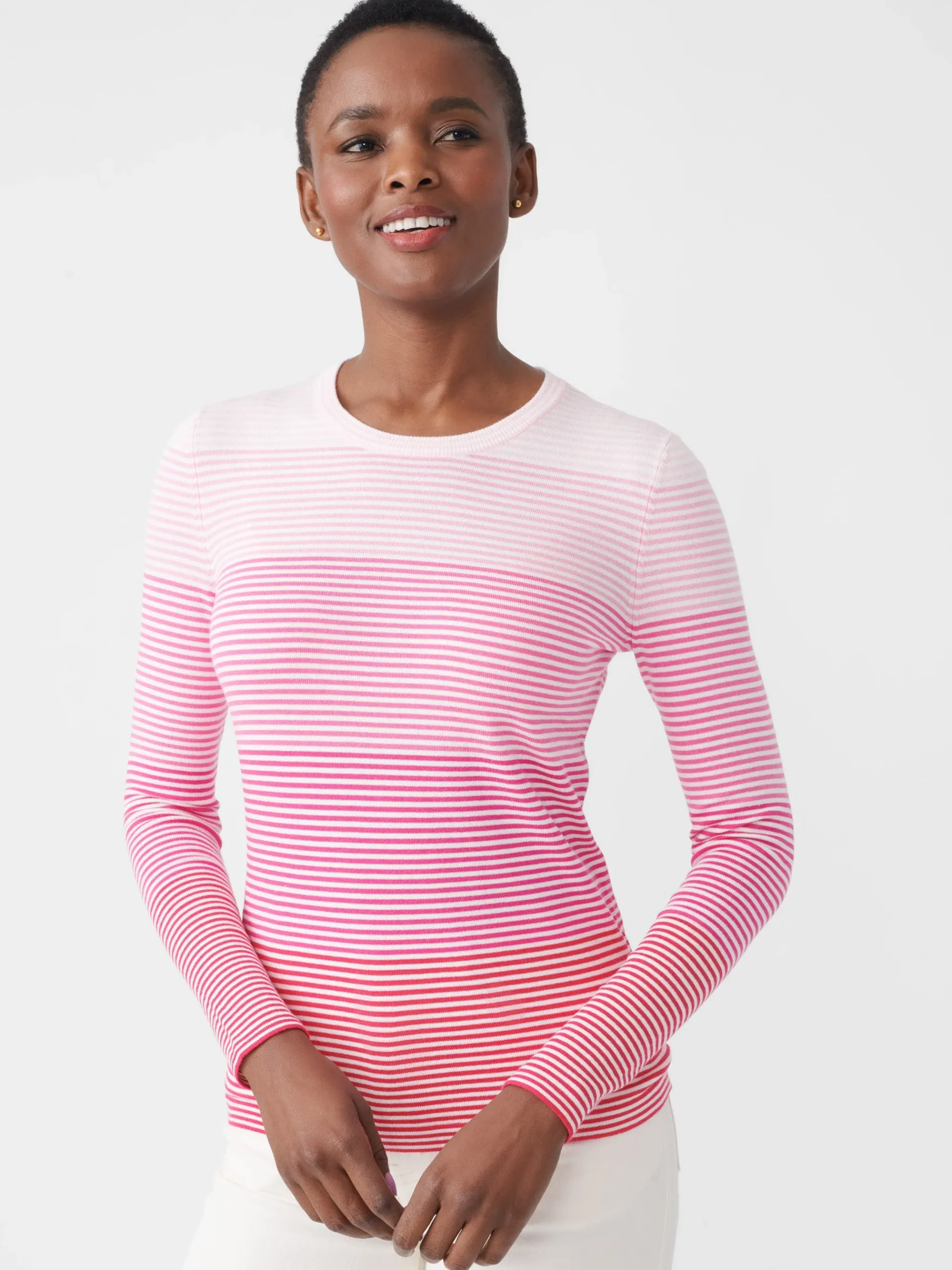 J.McLaughlin Poet Sweater In Stripe-Women Sweaters