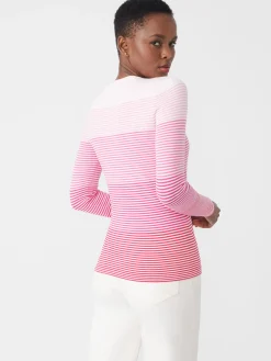 J.McLaughlin Poet Sweater In Stripe-Women Sweaters