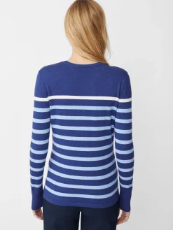 J.McLaughlin Poet Sweater In Stripe-Women Sweaters