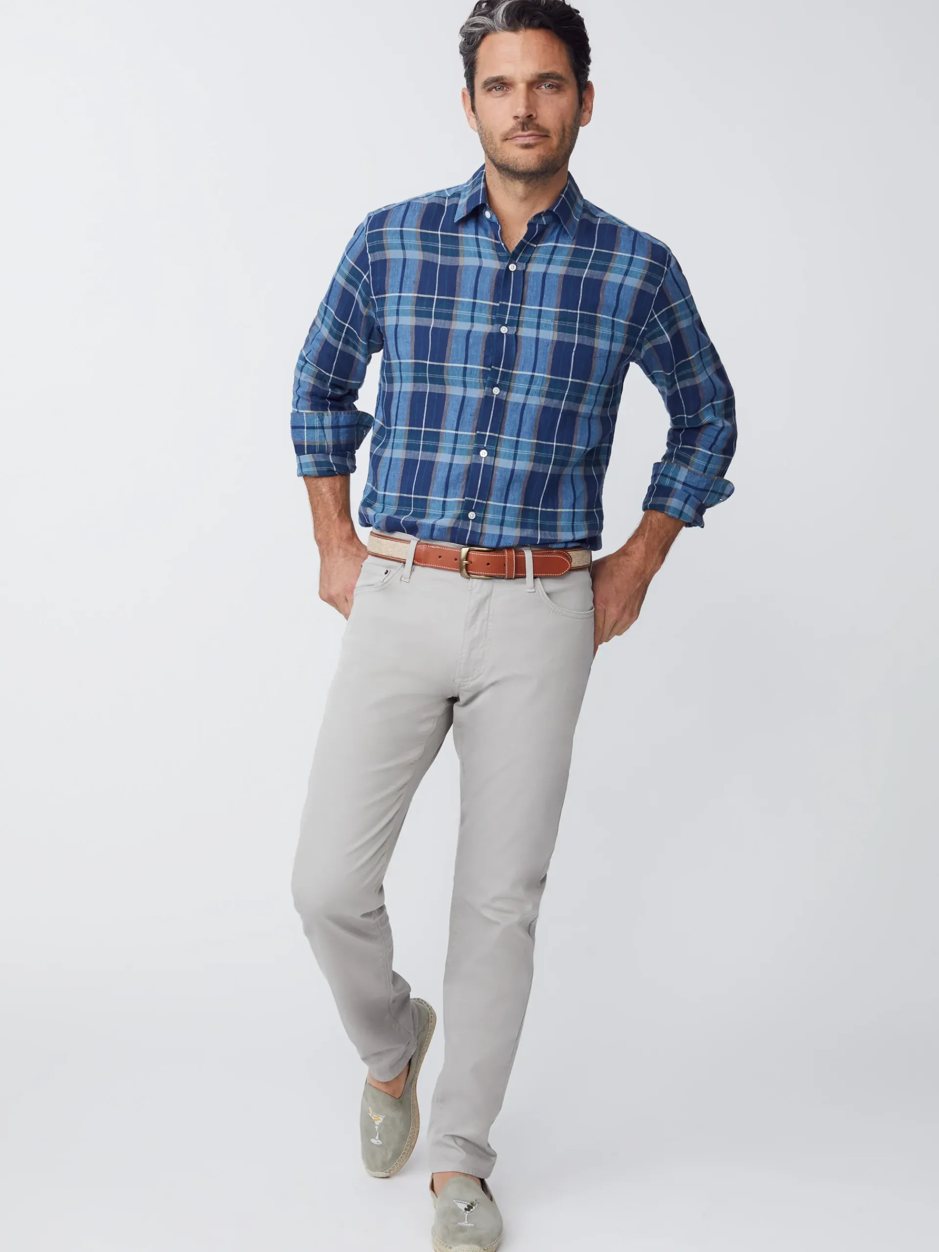 J.McLaughlin Rafe Suede Espadrilles In Martini- Shoes & Accessories|Loafers