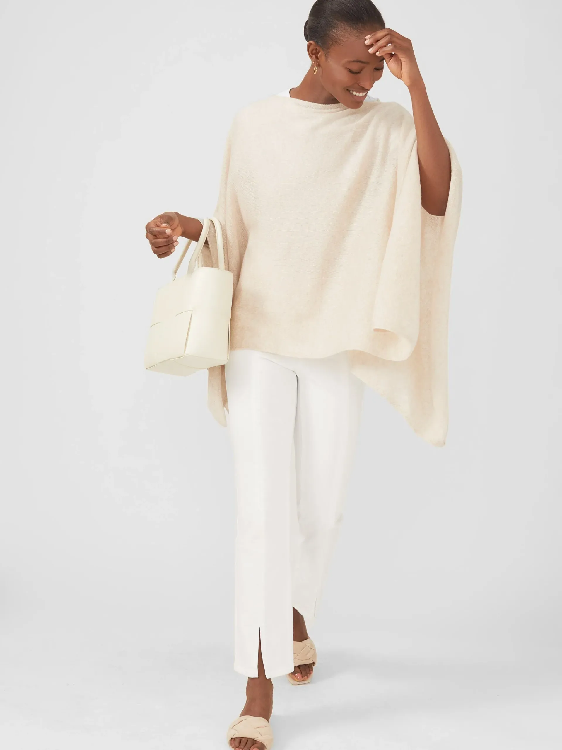 J.McLaughlin Rale Cashmere Poncho-Women Jackets & Outerwear|Sweaters
