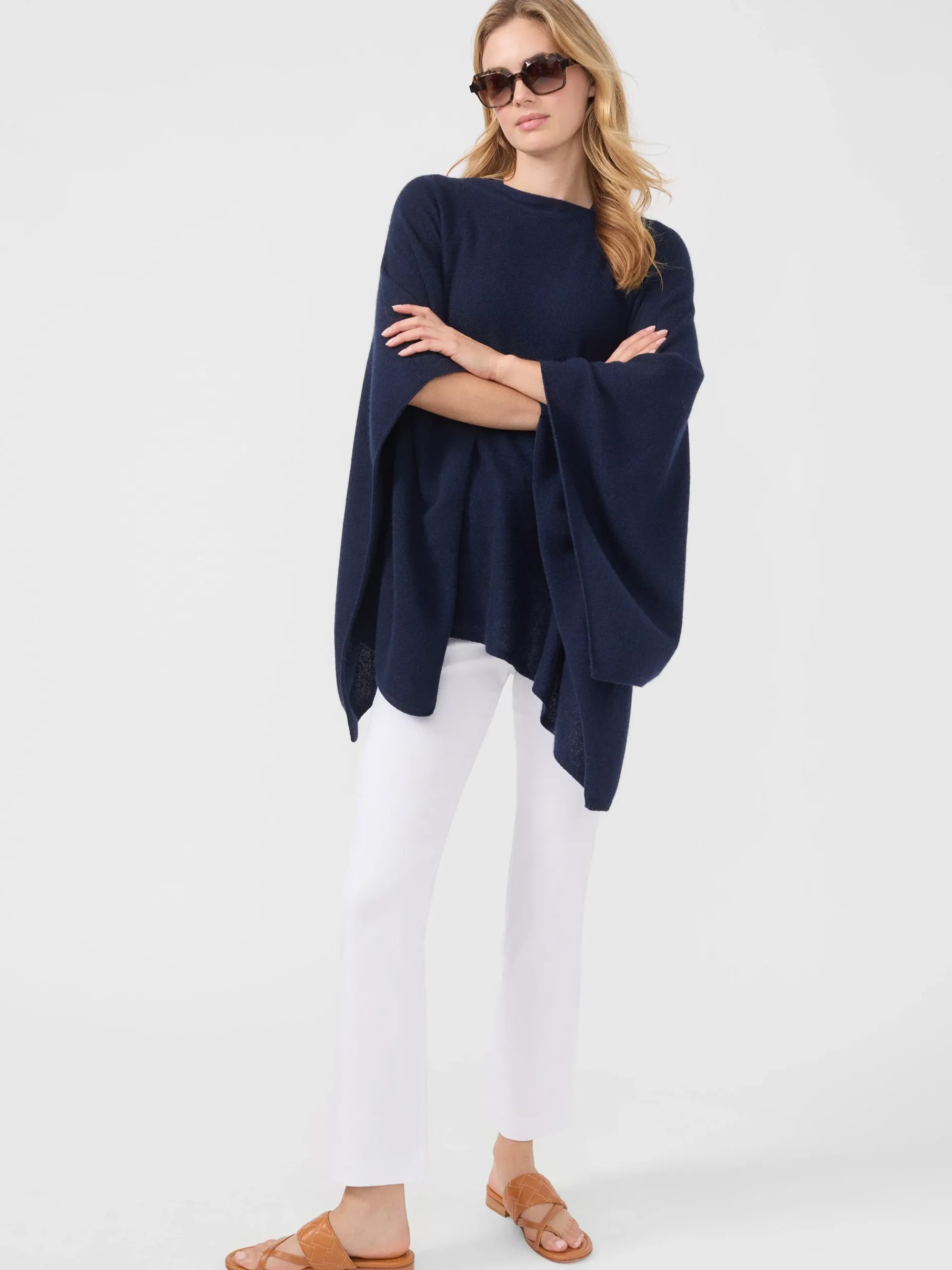 J.McLaughlin Rale Cashmere Poncho-Women Jackets & Outerwear|Sweaters