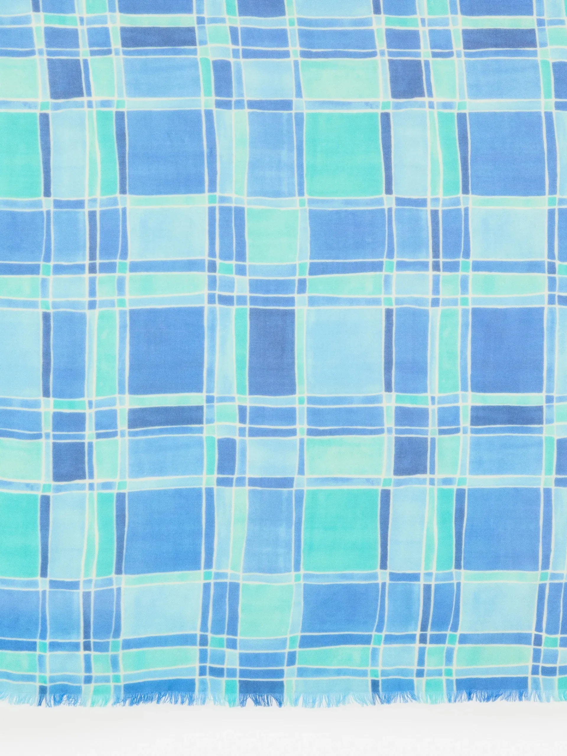 J.McLaughlin Reed Scarf In Paintbrush Plaid-Women Shoes & Accessories|Scarves