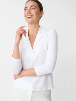J.McLaughlin Romeo Linen Shirt-Women Tops