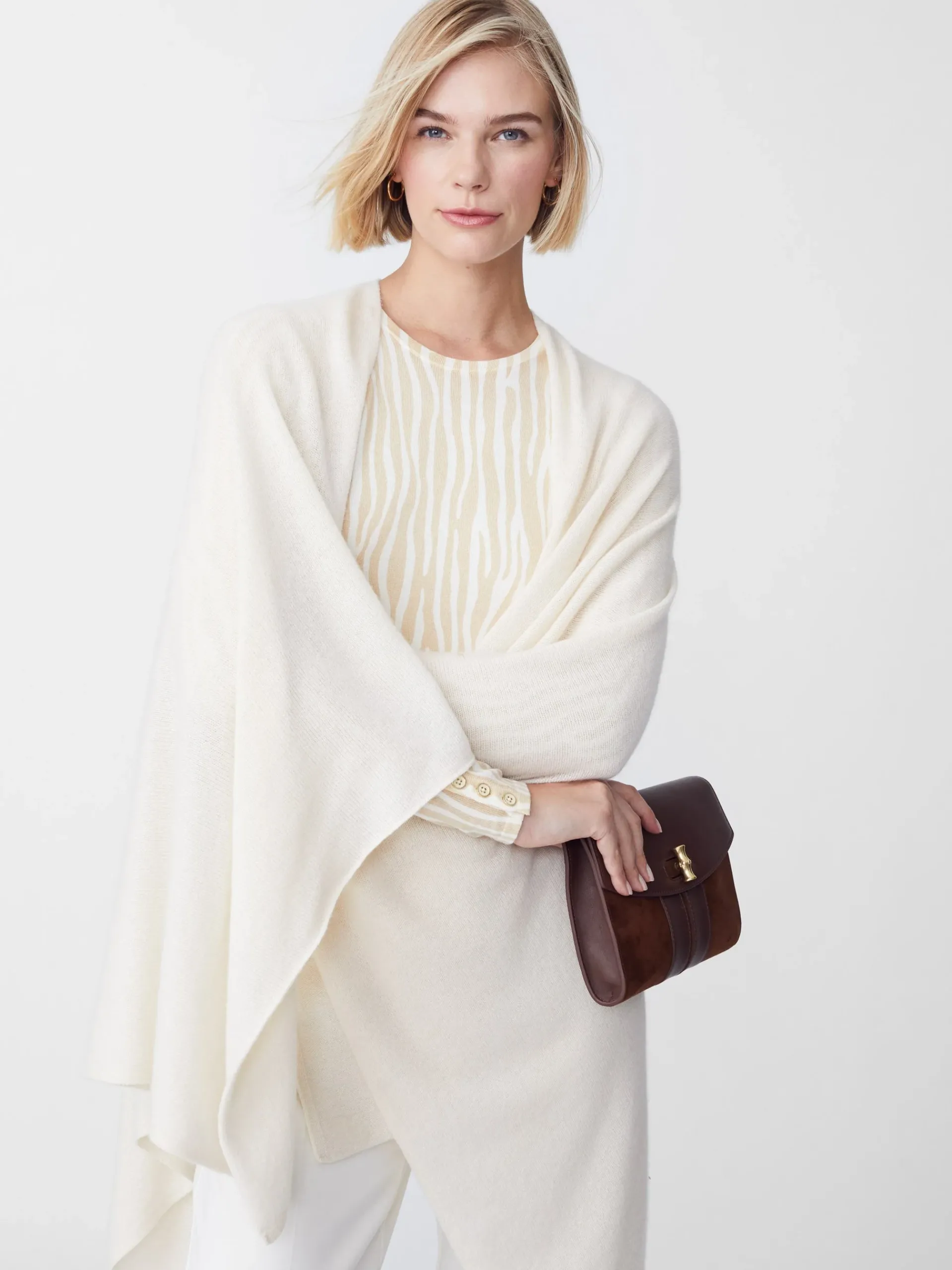 J.McLaughlin Rossi Cashmere Wrap-Women Jackets & Outerwear|Sweaters
