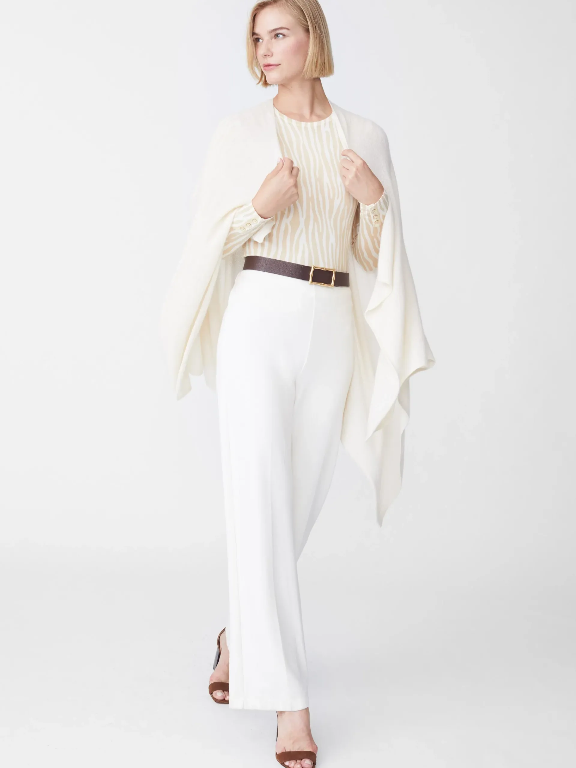 J.McLaughlin Rossi Cashmere Wrap-Women Jackets & Outerwear|Sweaters