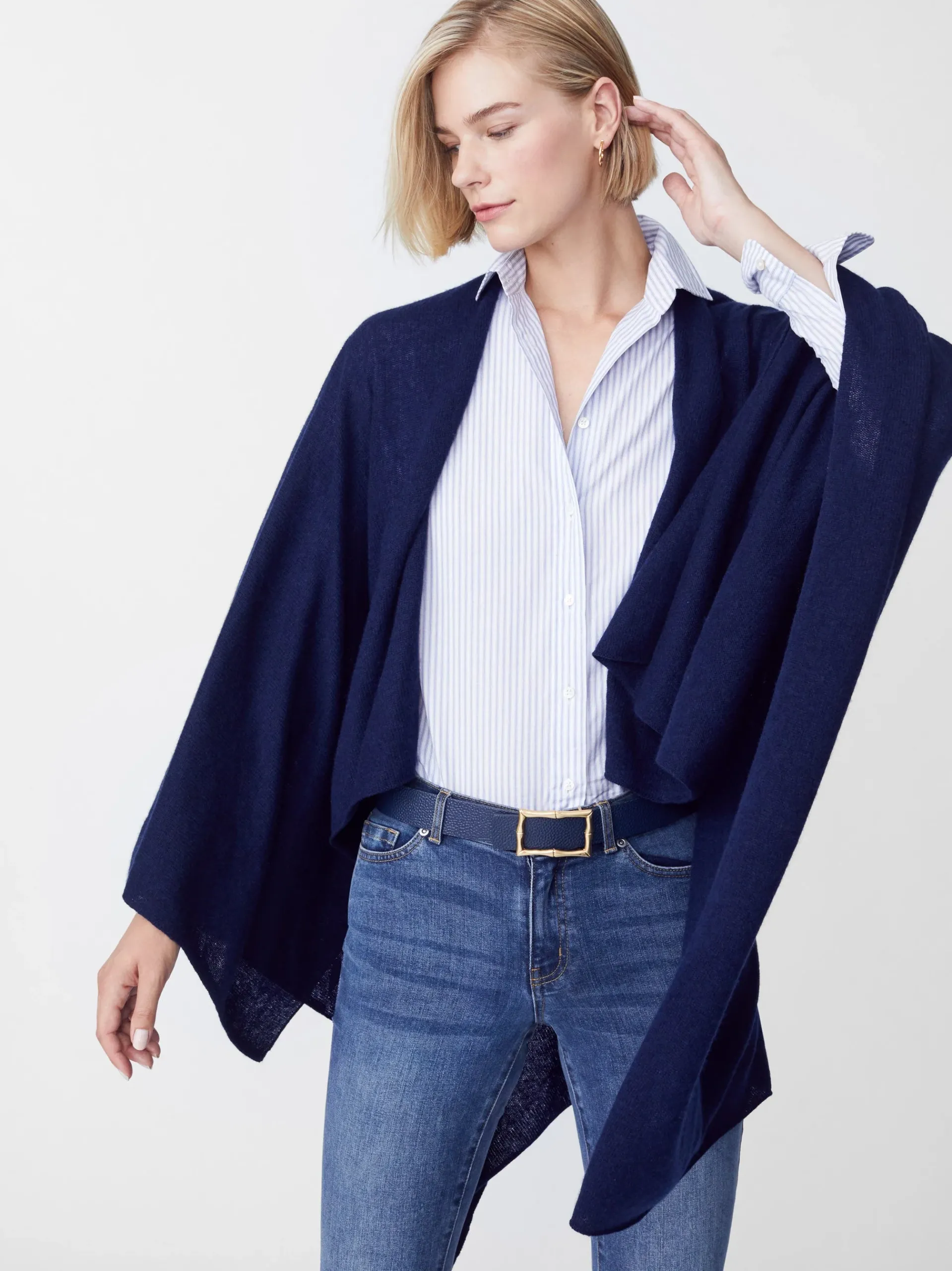 J.McLaughlin Rossi Cashmere Wrap-Women Jackets & Outerwear|Sweaters