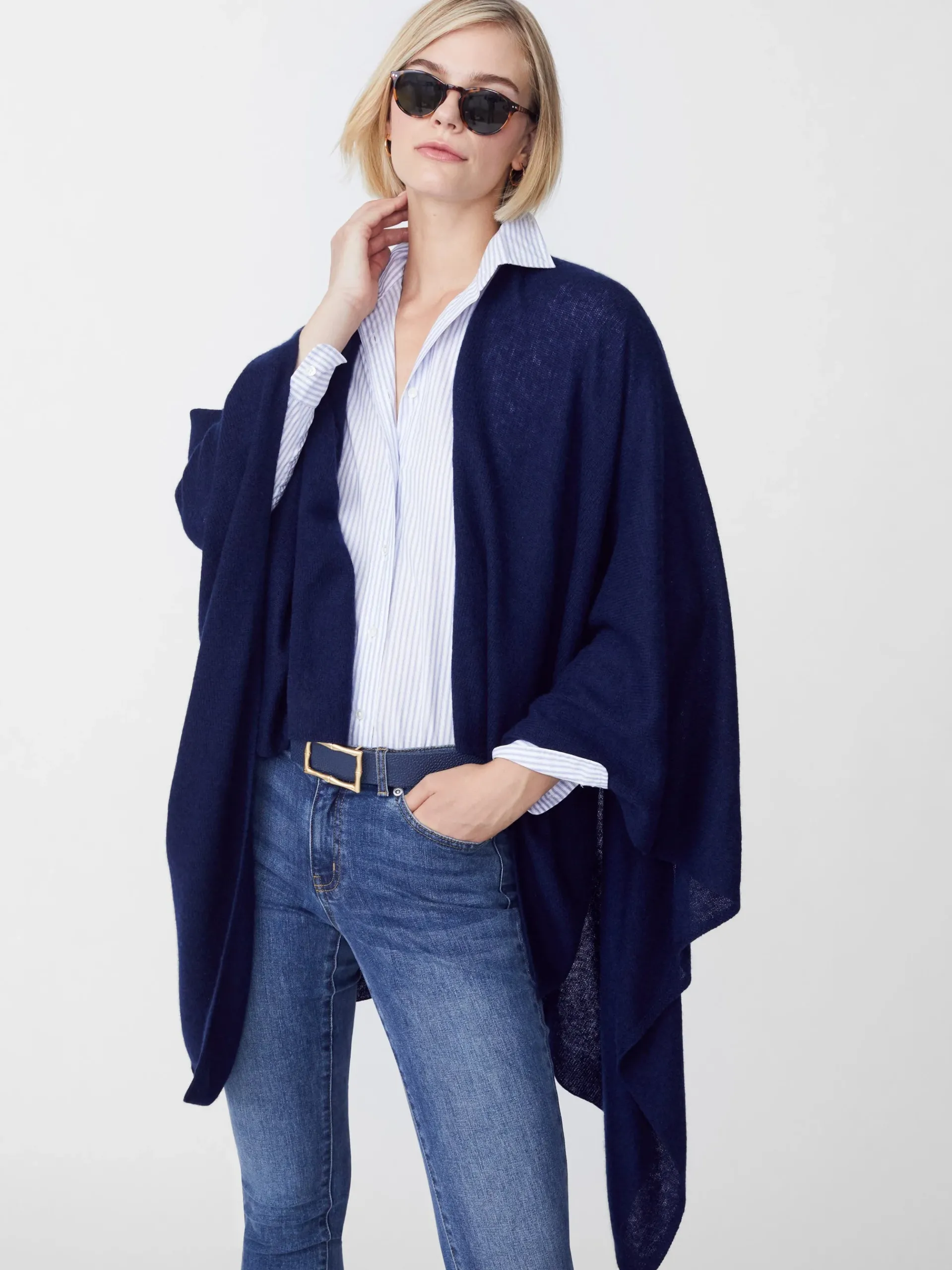 J.McLaughlin Rossi Cashmere Wrap-Women Jackets & Outerwear|Sweaters