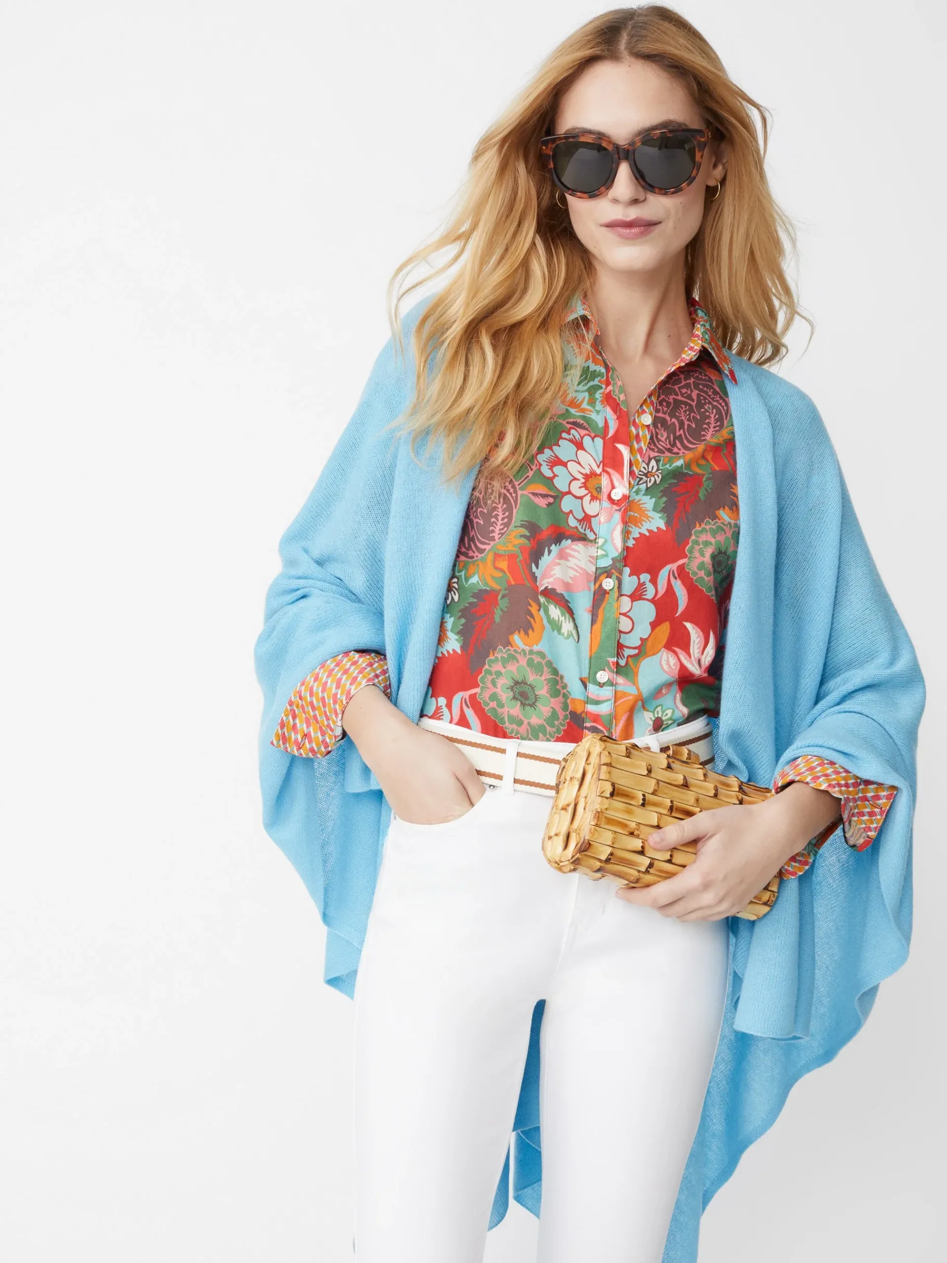 J.McLaughlin Rossi Cashmere Wrap-Women Jackets & Outerwear|Sweaters