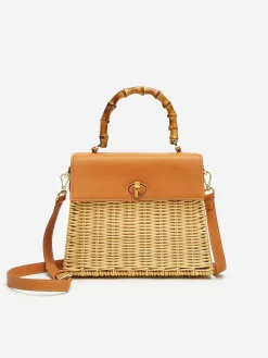 J.McLaughlin Royalton Wicker Handbag-Women Shoes & Accessories