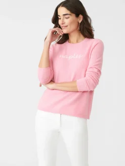 J.McLaughlin Shield Cashmere Sweater In Naples-Women Sweaters