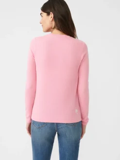 J.McLaughlin Shield Cashmere Sweater In Ocean Reef-Women Sweaters