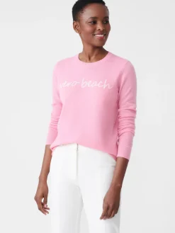 J.McLaughlin Shield Cashmere Sweater In Vero Beach-Women Sweaters