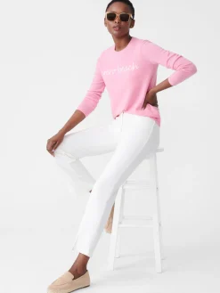 J.McLaughlin Shield Cashmere Sweater In Vero Beach-Women Sweaters