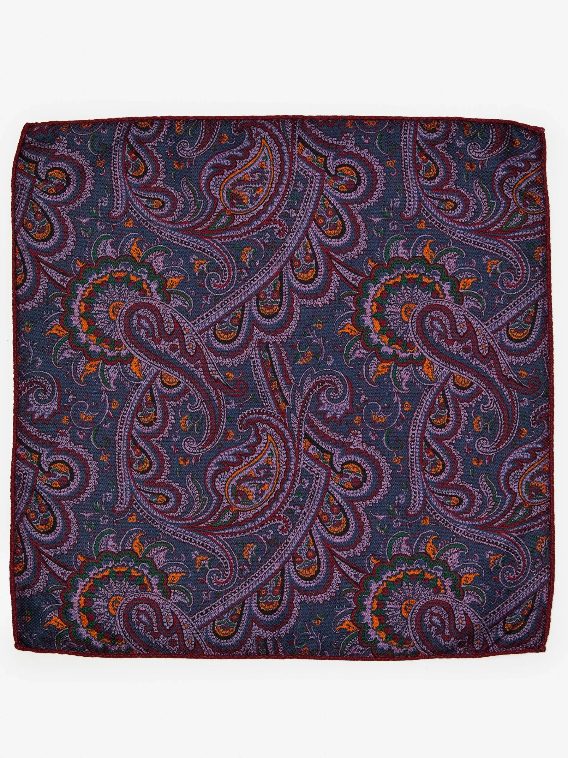 J.McLaughlin Silk Pocket Square In Foulard- Shoes & Accessories|Pocket Squares