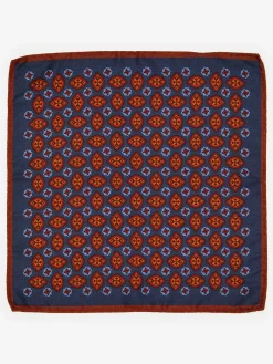 J.McLaughlin Silk Pocket Square In Foulard- Shoes & Accessories|Pocket Squares