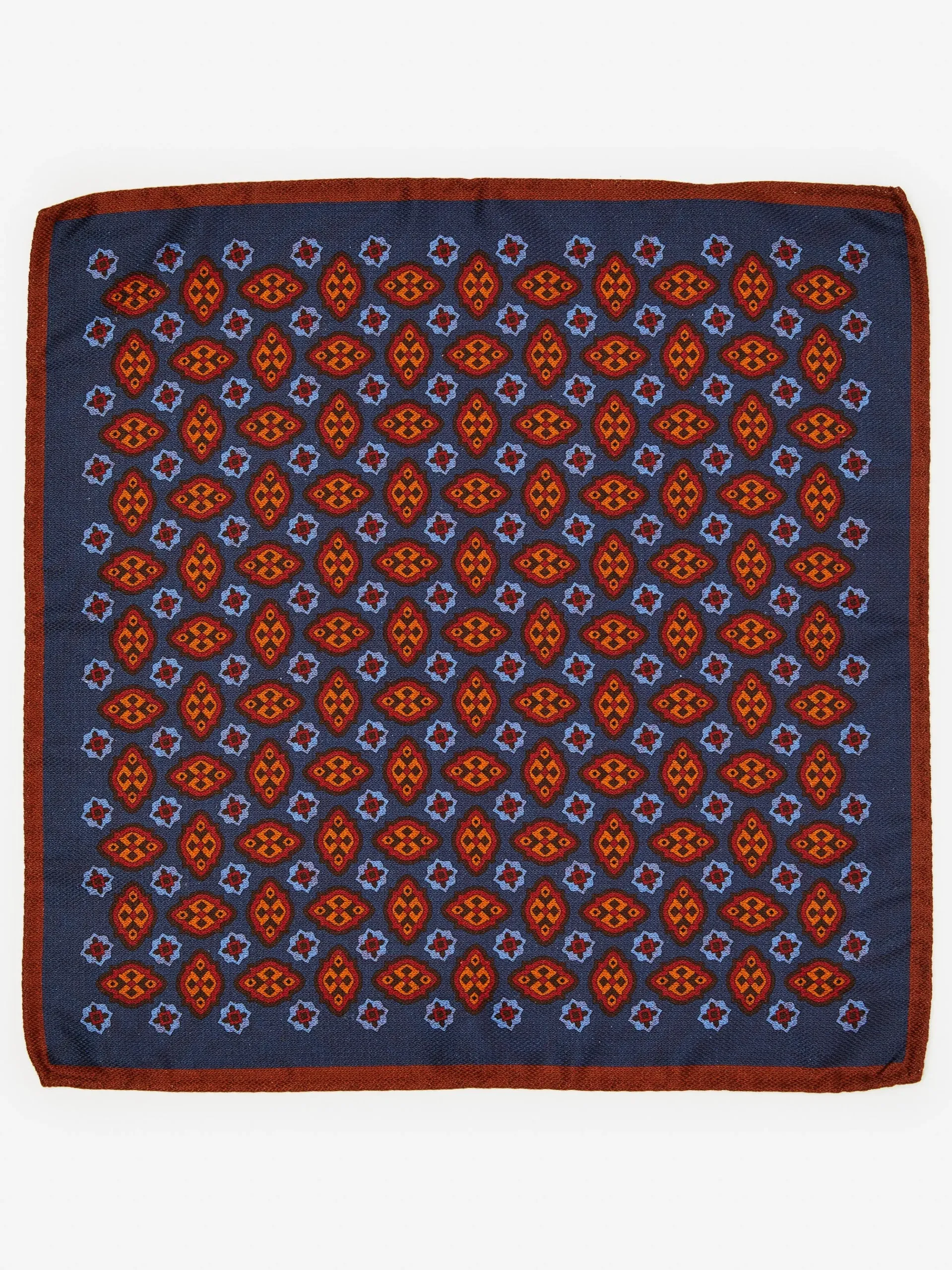 J.McLaughlin Silk Pocket Square In Foulard- Shoes & Accessories|Pocket Squares
