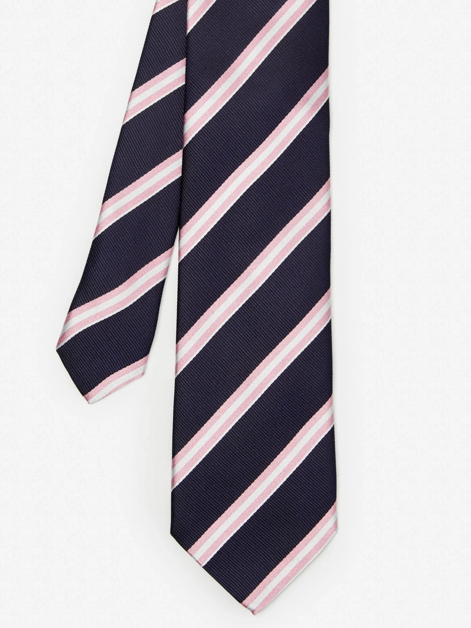 J.McLaughlin Silk Tie In Stripe- Shoes & Accessories|Ties