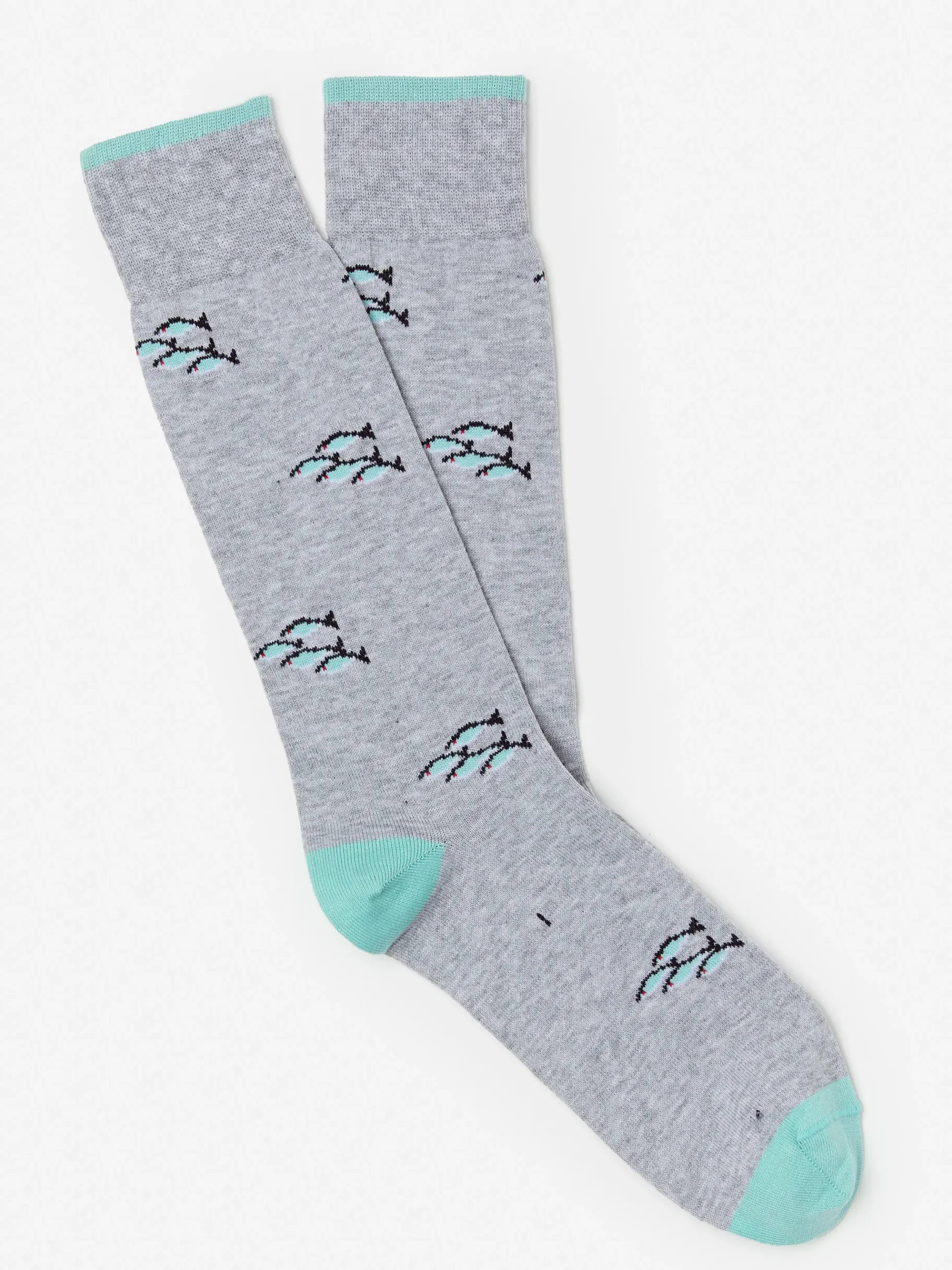 J.McLaughlin Socks In School Of Fish- Shoes & Accessories|Socks