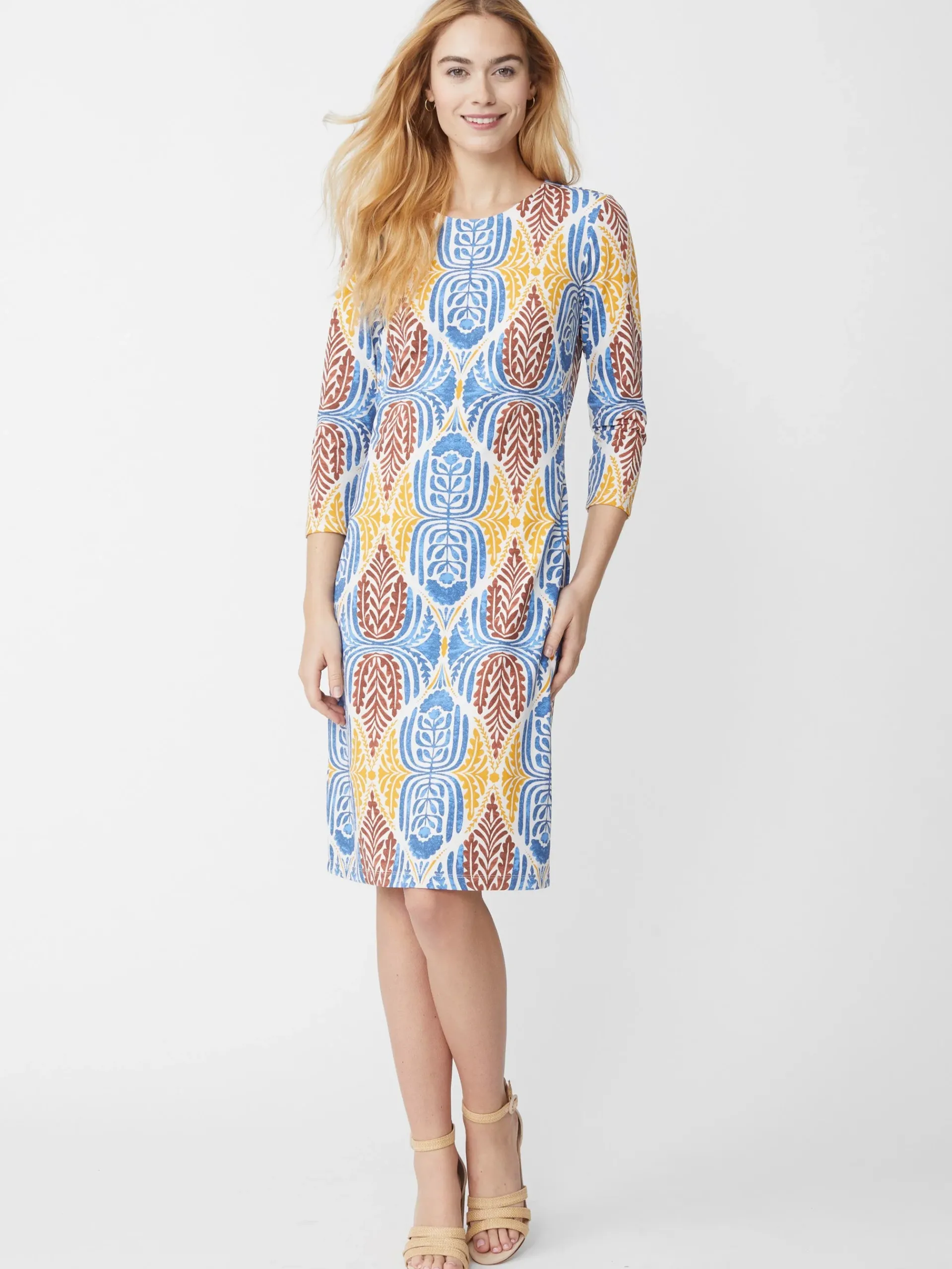 J.McLaughlin Sophia Dress In Carriage House Floral-Women Dresses