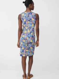 J.McLaughlin Sophia Sleeveless Dress In Bay Breeze-Women Dresses
