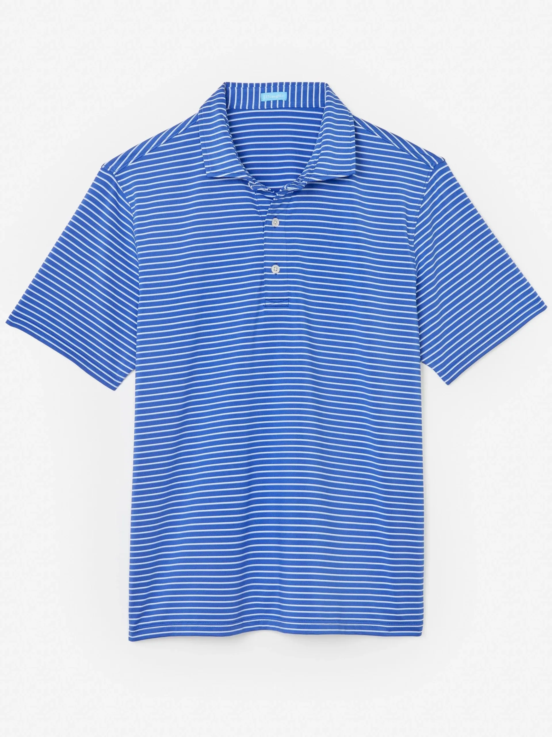 J.McLaughlin Springer Performance Polo In Murphy Stripe- Knits & Polos