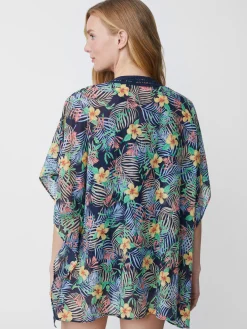 J.McLaughlin Sunset Cover Up In Bay Breeze-Women Swim
