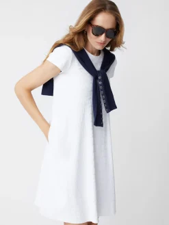 J.McLaughlin Swing Dress In Deco Tulip Jacquard-Women Dresses