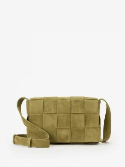 J.McLaughlin Una Woven Suede Crossbody-Women Shoes & Accessories|Mini Totes & Crossbody Bags