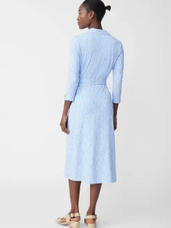 J.McLaughlin Verte Dress In Textured Ridge-Women Dresses