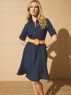 J.McLaughlin Wellesley Linen Dress-Women Dresses