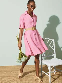J.McLaughlin Wellesley Linen Dress-Women Dresses