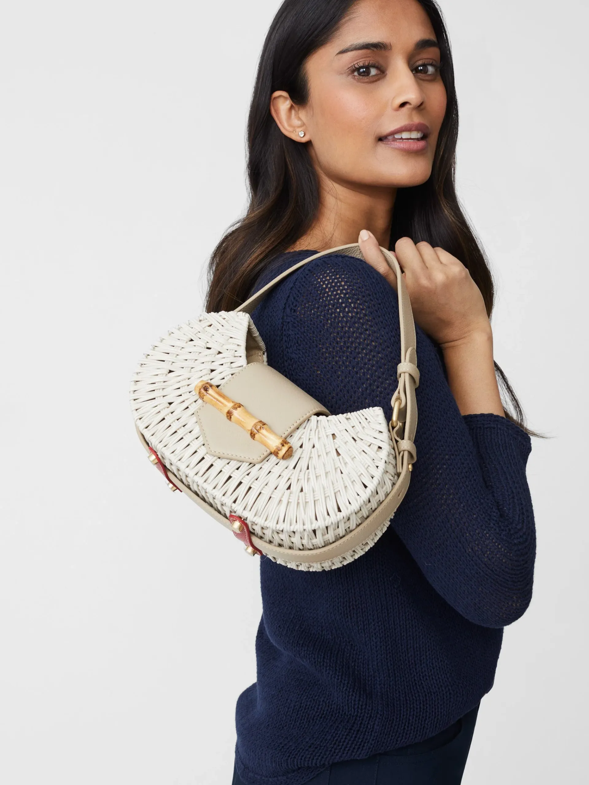 J.McLaughlin Whittaker Wicker Handbag-Women Shoes & Accessories|Wicker Bags